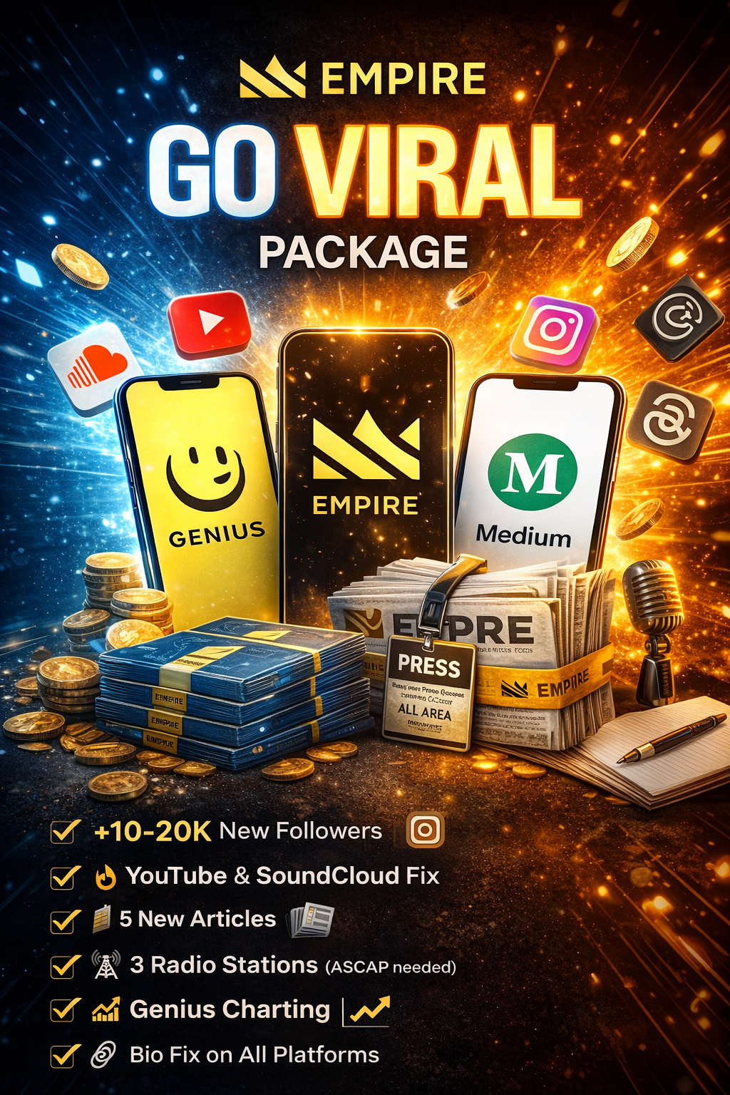 BASIC GO VIRAL PACKAGING